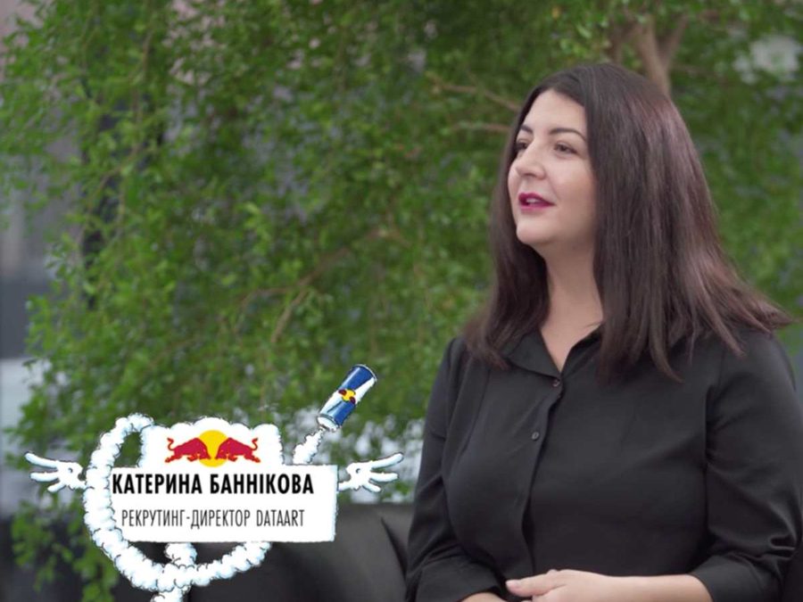 Kateryna Bannikova in a Red Bull Ukraine video interview